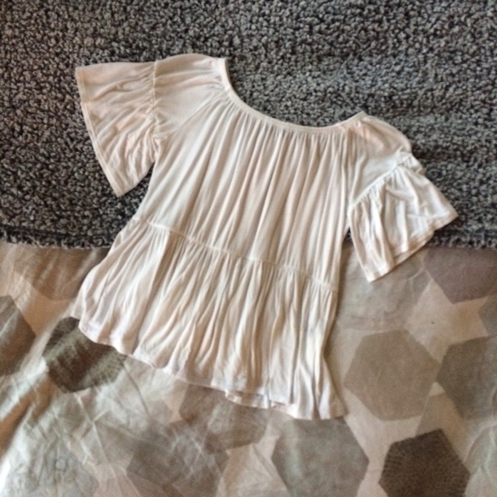 ASOS Off The Shoulder Peplum Top